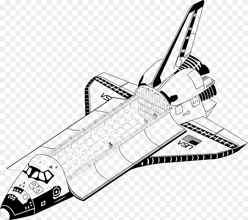 Space Shuttle And Soyuz Space Shuttle Diagram For Kids Free Png Download