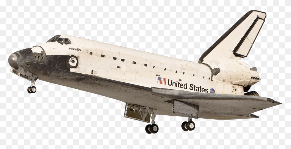 Space Shuttle Atlantis Landing, Aircraft, Transportation, Vehicle, Airplane Png
