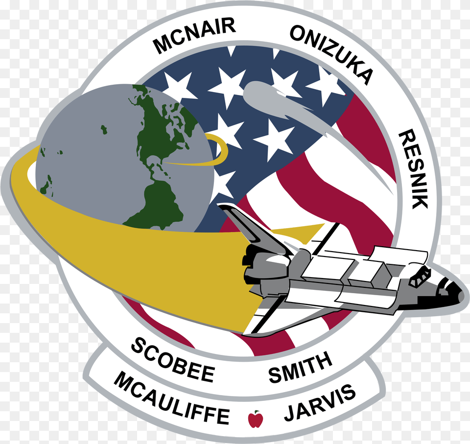 Space Shuttle Challenger Patch, Aircraft, Transportation, Vehicle Free Png Download