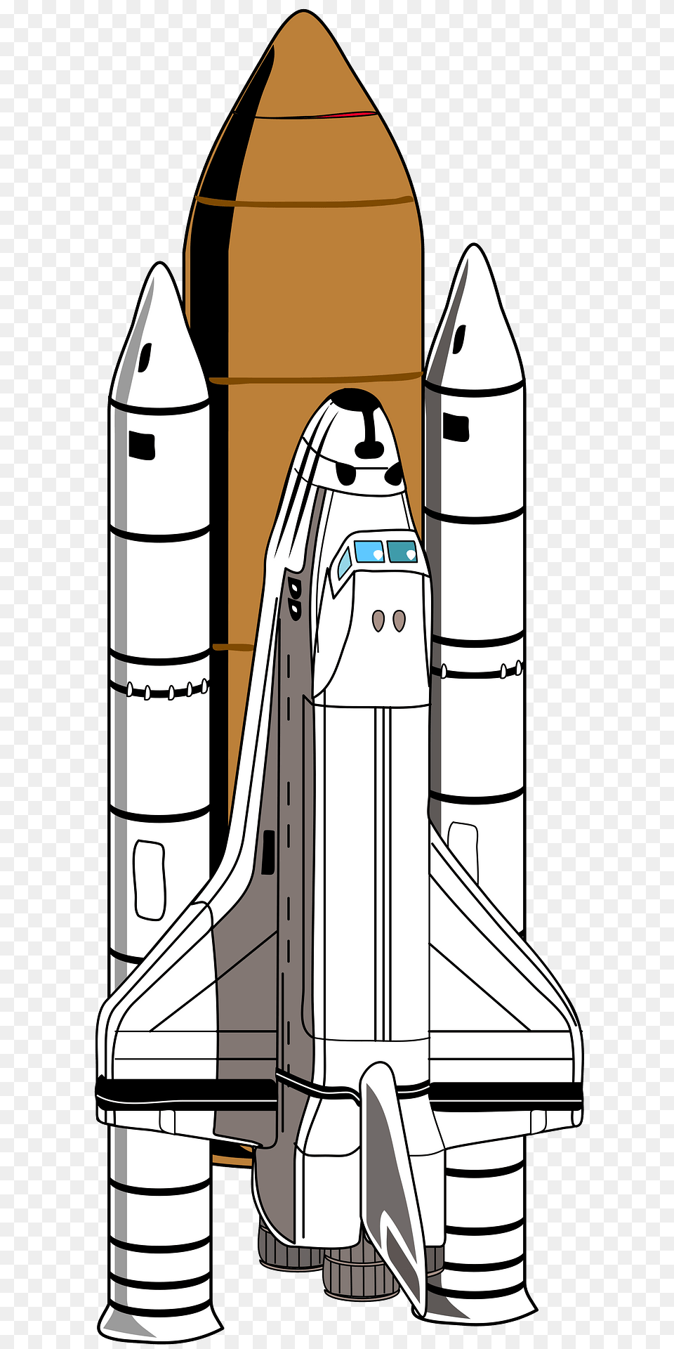 Space Shuttle Clipart, Aircraft, Space Shuttle, Spaceship, Transportation Png Image