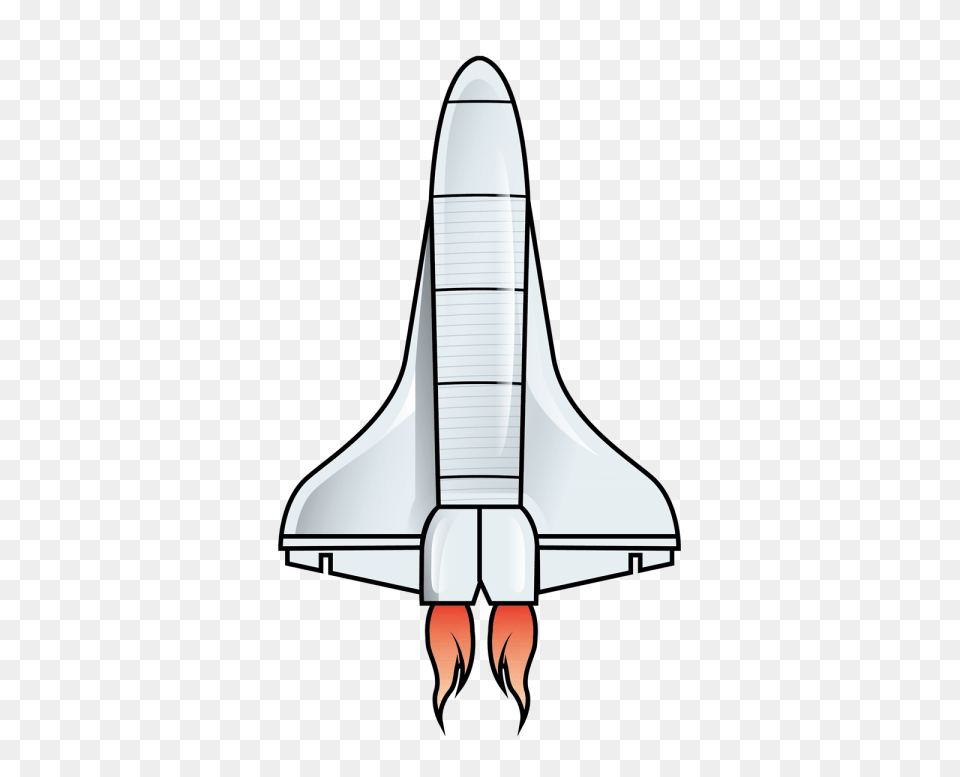 Space Shuttle Clipart, Aircraft, Space Shuttle, Spaceship, Transportation Png Image