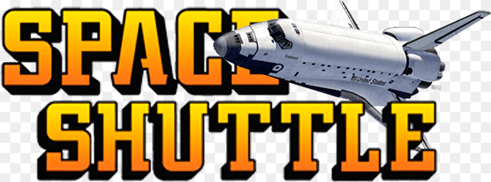 Space Shuttle Pinball Logo Image Space Shuttle In Orbit, Aircraft, Spaceship, Transportation, Vehicle Free Png Download