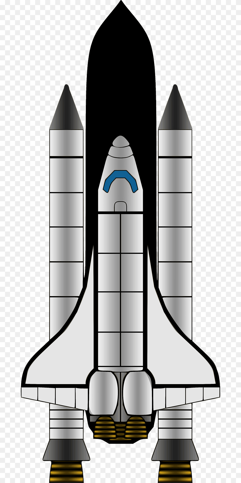 Space Shuttle Ready For Take Off Clipart, Aircraft, Space Shuttle, Spaceship, Transportation Png Image