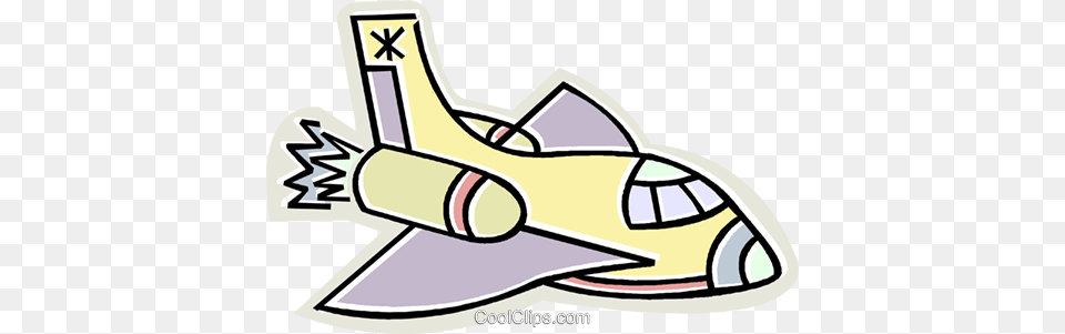 Space Shuttle Royalty Vector Clip Art Illustration, Aircraft, Transportation, Vehicle, Jet Free Png Download