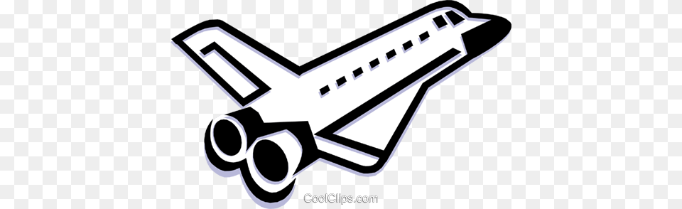 Space Shuttle Royalty Vector Clip Art Illustration, Aircraft, Airliner, Airplane, Transportation Png