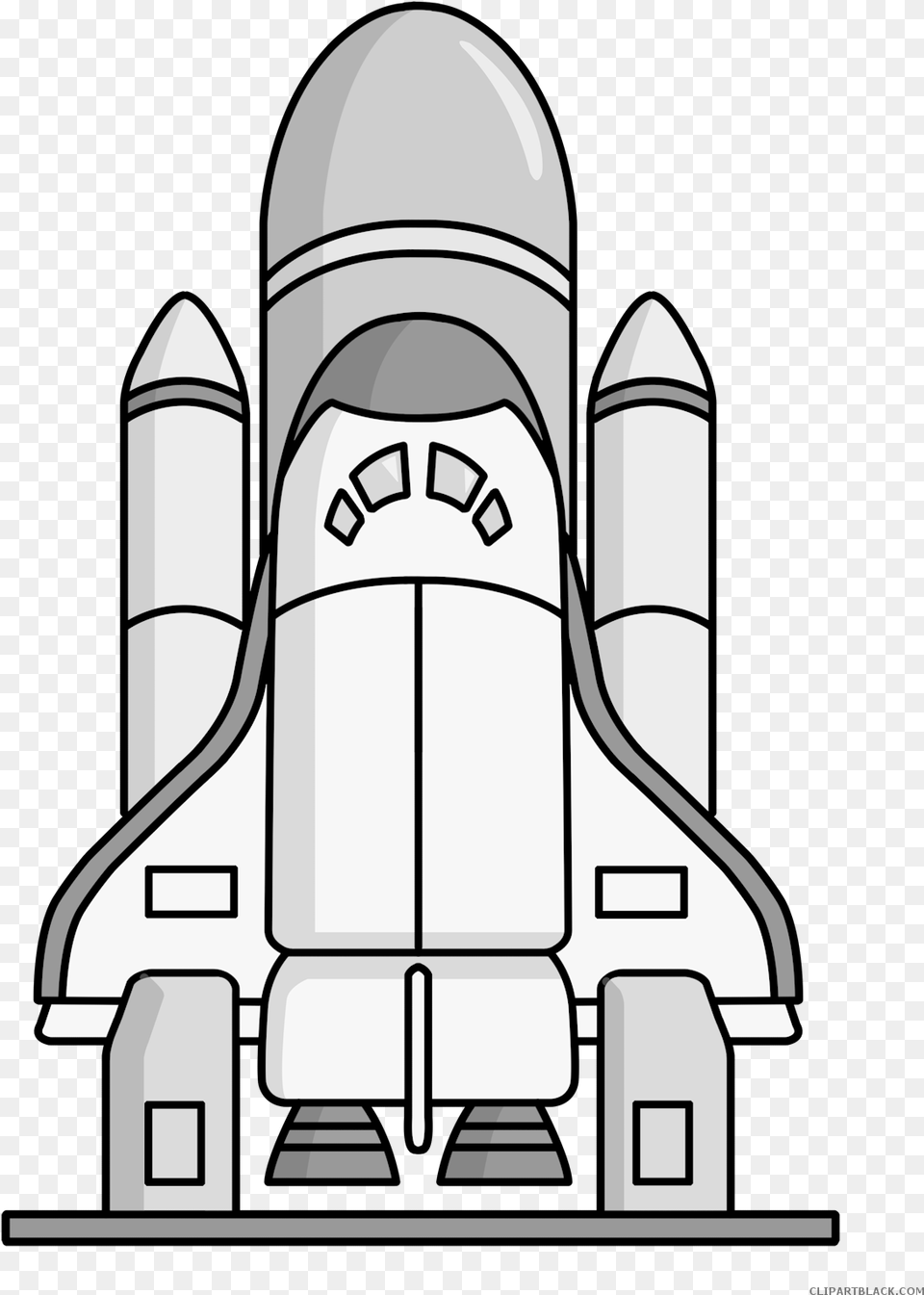 Space Shuttle Transportation Black White Clipart, Aircraft, Space Shuttle, Spaceship, Vehicle Png