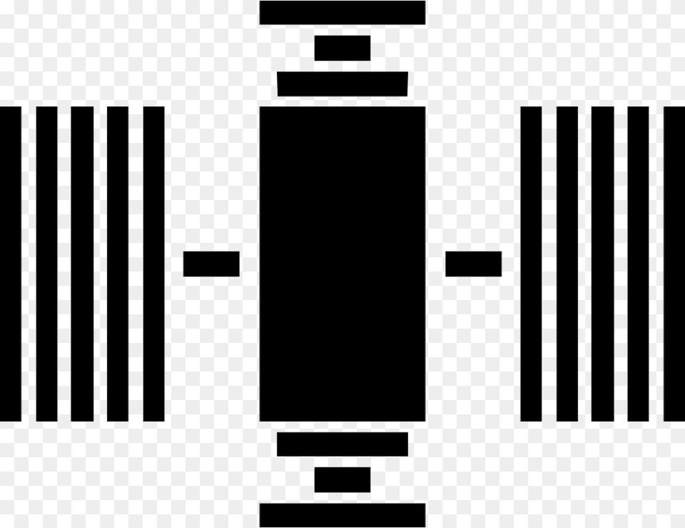 Space Station Icon Download, Stencil Free Transparent Png