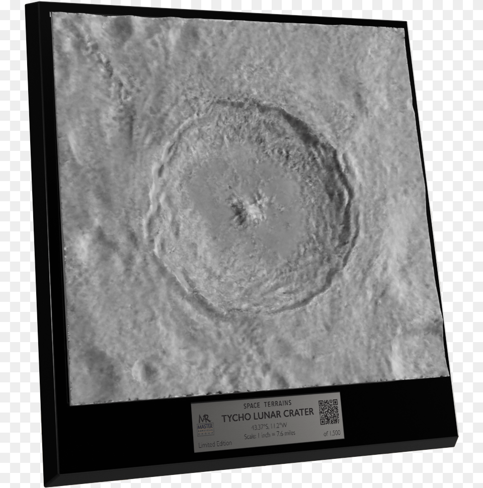 Space Terrains Tycho Lunar Crater Master Replicas Group Impact Crater, Volcano, Outdoors, Nature, Mountain Free Png Download