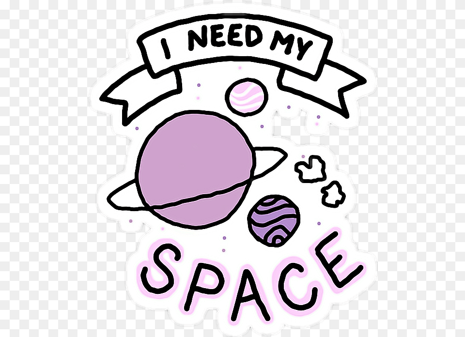Space Tumblr Need My Space, Sticker, Ammunition, Grenade, Weapon Free Transparent Png