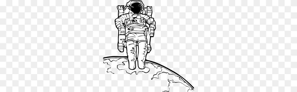 Space Walk Clip Art For Web, Stencil, Baby, Person, Drawing Free Transparent Png