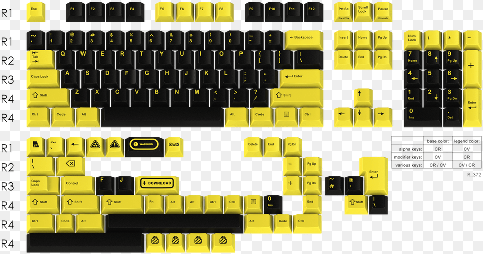 Spacebar Gmk Yellow, Computer, Computer Hardware, Computer Keyboard, Electronics Png