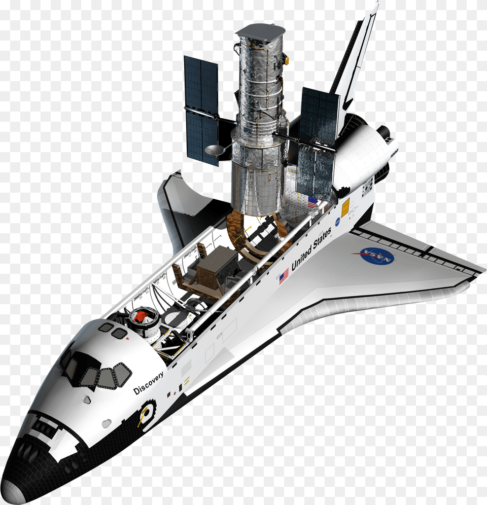 Spacecraft Images Pngpix Hubble Telescope Space Shuttle Discovery, Aircraft, Spaceship, Transportation, Vehicle Png Image