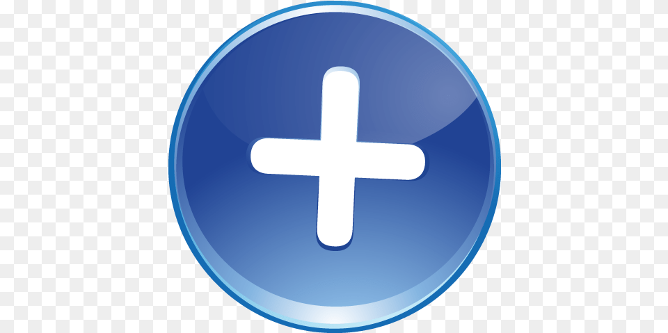 Spacekim Add Icon Blue, Cross, Sign, Symbol, Road Sign Png Image