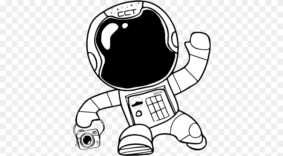 Spaceman Astronaut Clip Art Image Cartoon Space Man Drawing, Robot, Stencil, Device, Grass Free Png Download