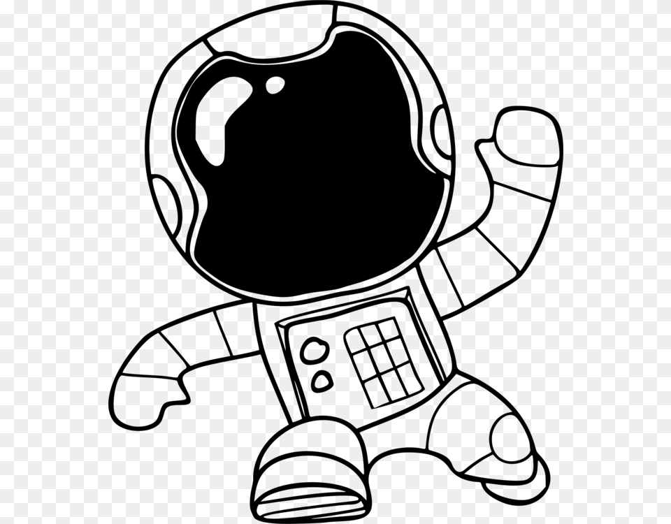 Spaceman Astronaut Space Suit Outer Space Babylon Zoo, Gray Free Png