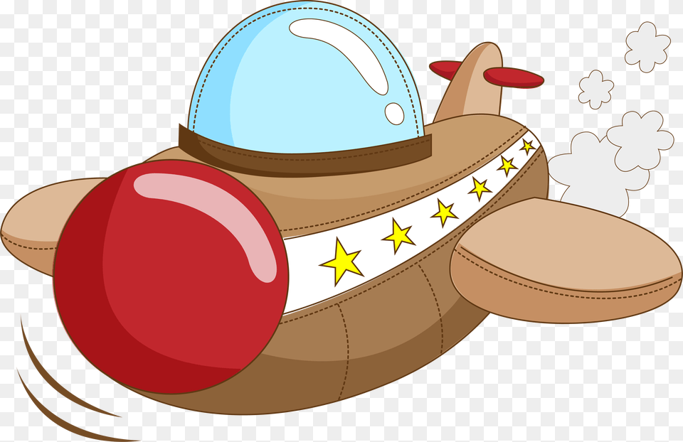 Spaceship Cartoon Freeuse Library Cartoon Spaceship, Clothing, Hat, Animal, Fish Free Png Download