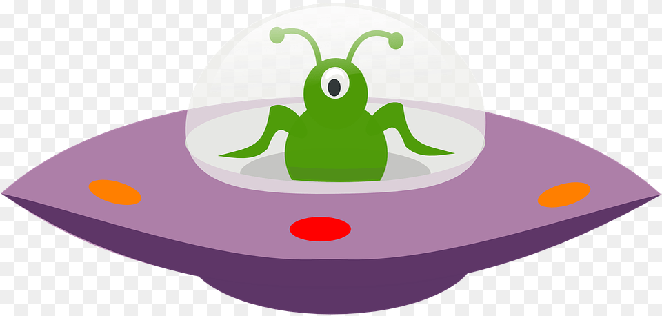 Spaceship Clipart 5 Image Alien In A Spaceship Cartoon, Architecture, Fountain, Water, Purple Png