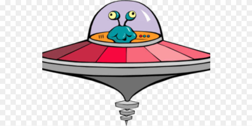 Spaceship Clipart Alian Flying Saucer With Alien Clipart, Clothing, Hat, Animal, Fish Free Transparent Png