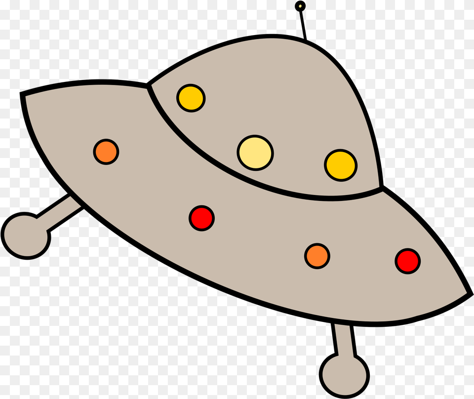 Spaceship Clipart Flying Saucer Desenho De Disco Voador, Clothing, Hat, Sun Hat, Animal Free Png Download