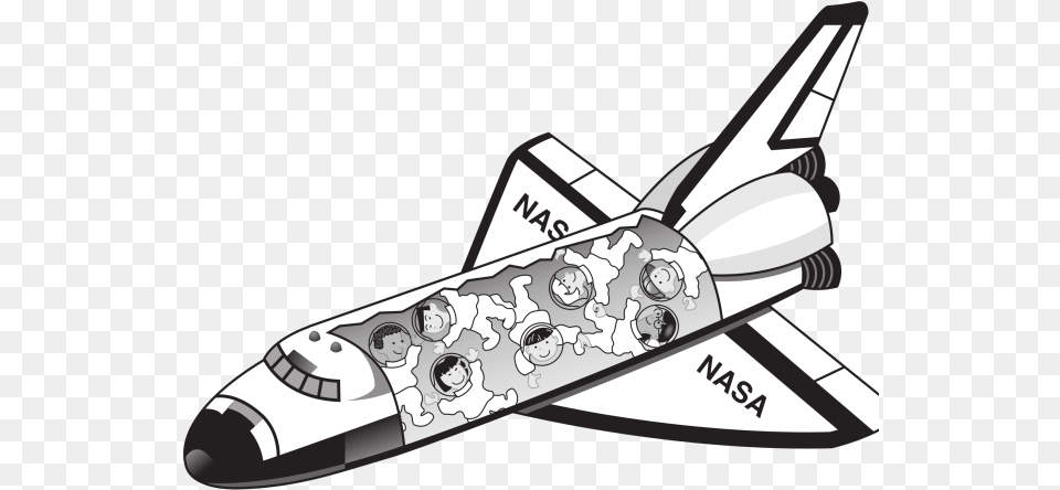 Spaceship Clipart Space Car International Space Station Space Shuttle Clip Art, Aircraft, Transportation, Space Shuttle, Vehicle Png