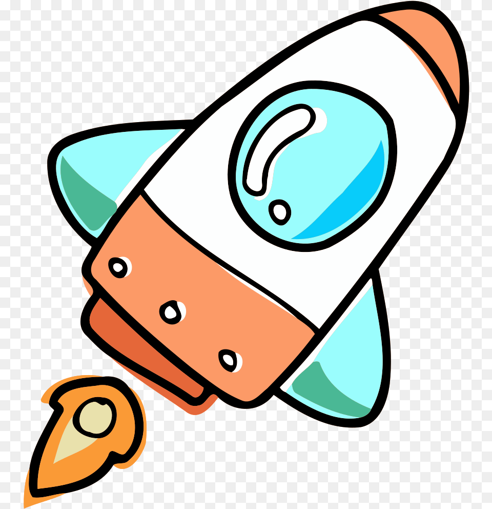 Spaceship Clipart Water Bottle Rocket Rocketship Clipart, Face, Head, Person Free Png Download