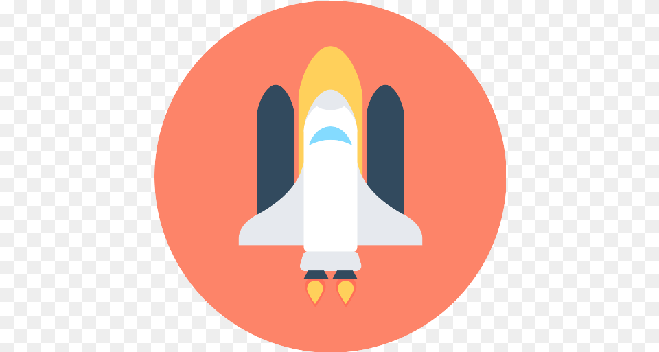 Spaceship Icon Illustration, Aircraft, Transportation, Vehicle, Space Shuttle Png Image
