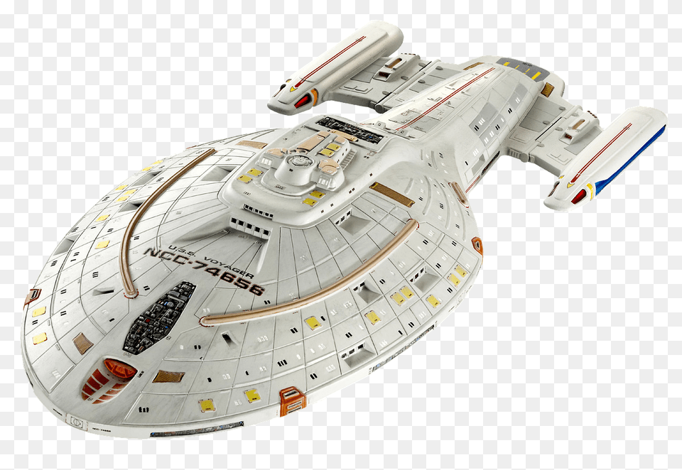 Spaceship Star Trek Model Free Photo On Pixabay Voyager Star Trek, Aircraft, Transportation, Vehicle, Airplane Png