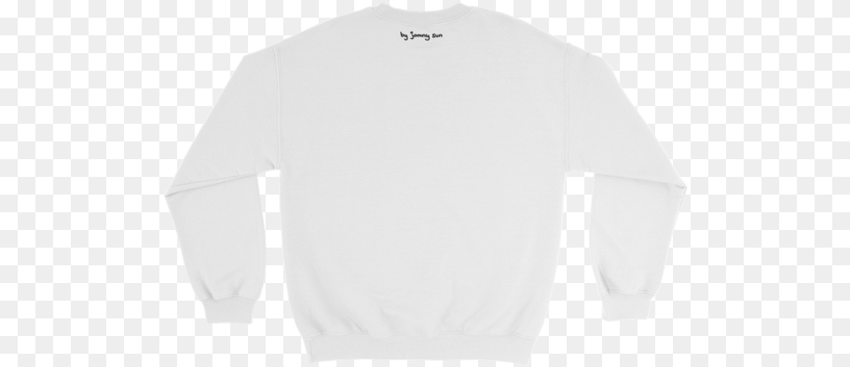 Spaceship Sweatshirt White Crew Neck Sweatshirt, Clothing, Knitwear, Long Sleeve, Sleeve Free Png Download