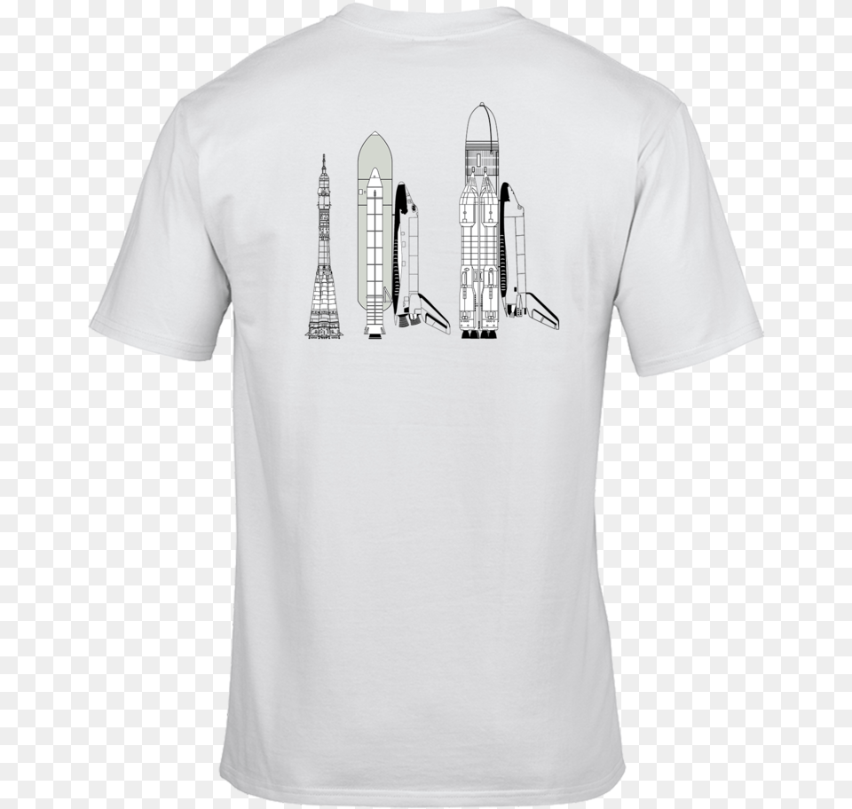 Spaceshuttle Front Storemock, Clothing, T-shirt, Shirt Png