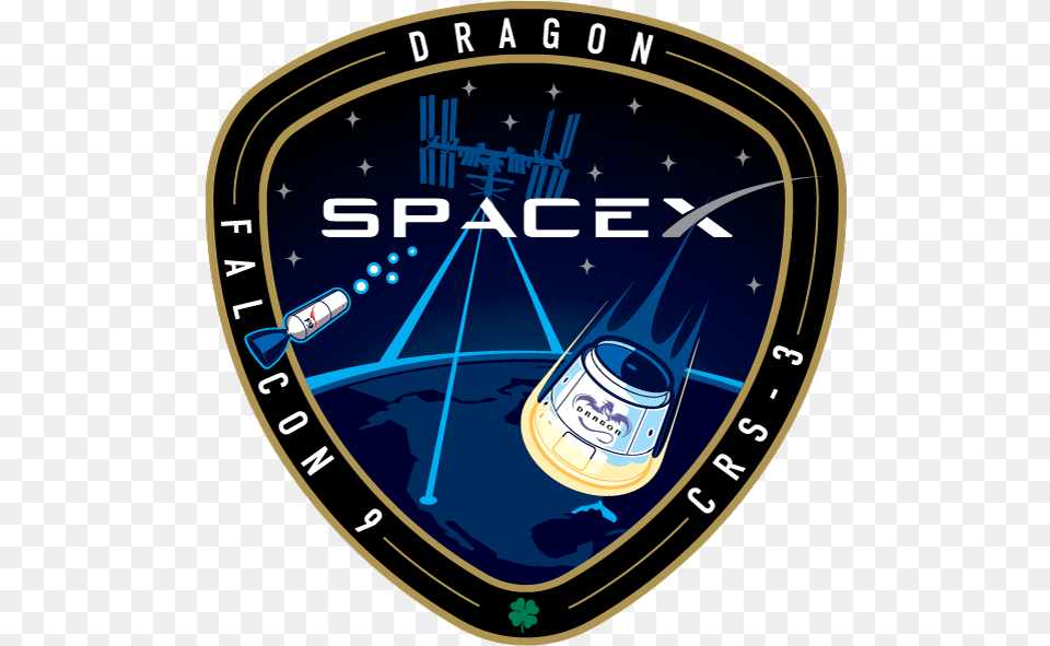 Spacex 8 Image Falcon 9 Dragon Logo, Emblem, Symbol, Disk Free Png Download