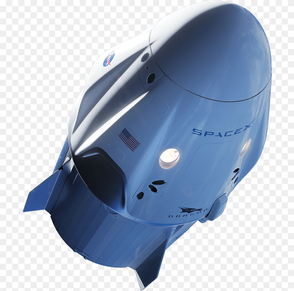 Spacex Crew Dragon, Aircraft, Vehicle, Transportation, Missile Free Png Download