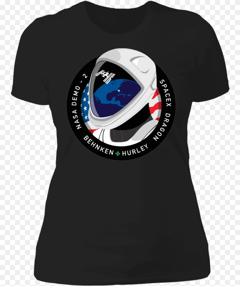 Spacex Crew Dragon Elon Musk Demo 2 Mission Shirt U2013 Thetrendytee Spacex Dragon T Shirt, Clothing, Helmet, T-shirt Png Image