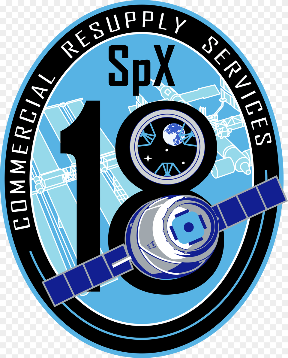 Spacex Crs 18 Patch Circle, Disk Free Transparent Png