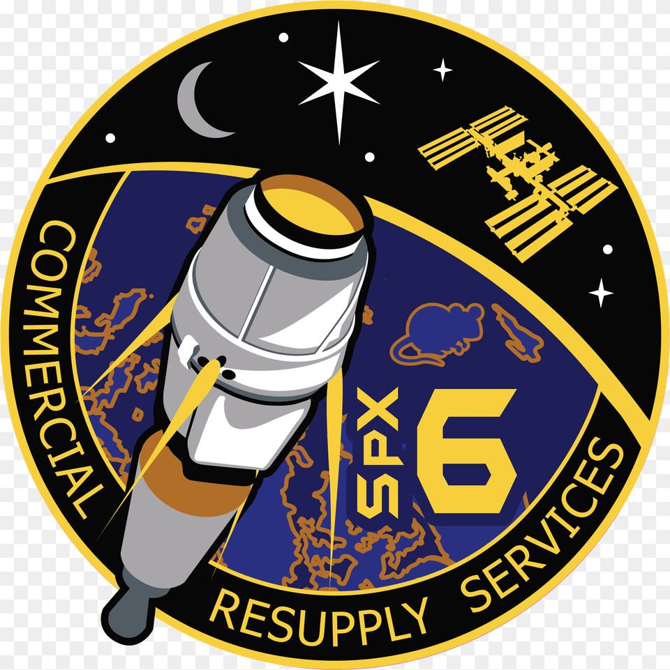 Spacex Crs Spacex, Emblem, Symbol Free Png Download