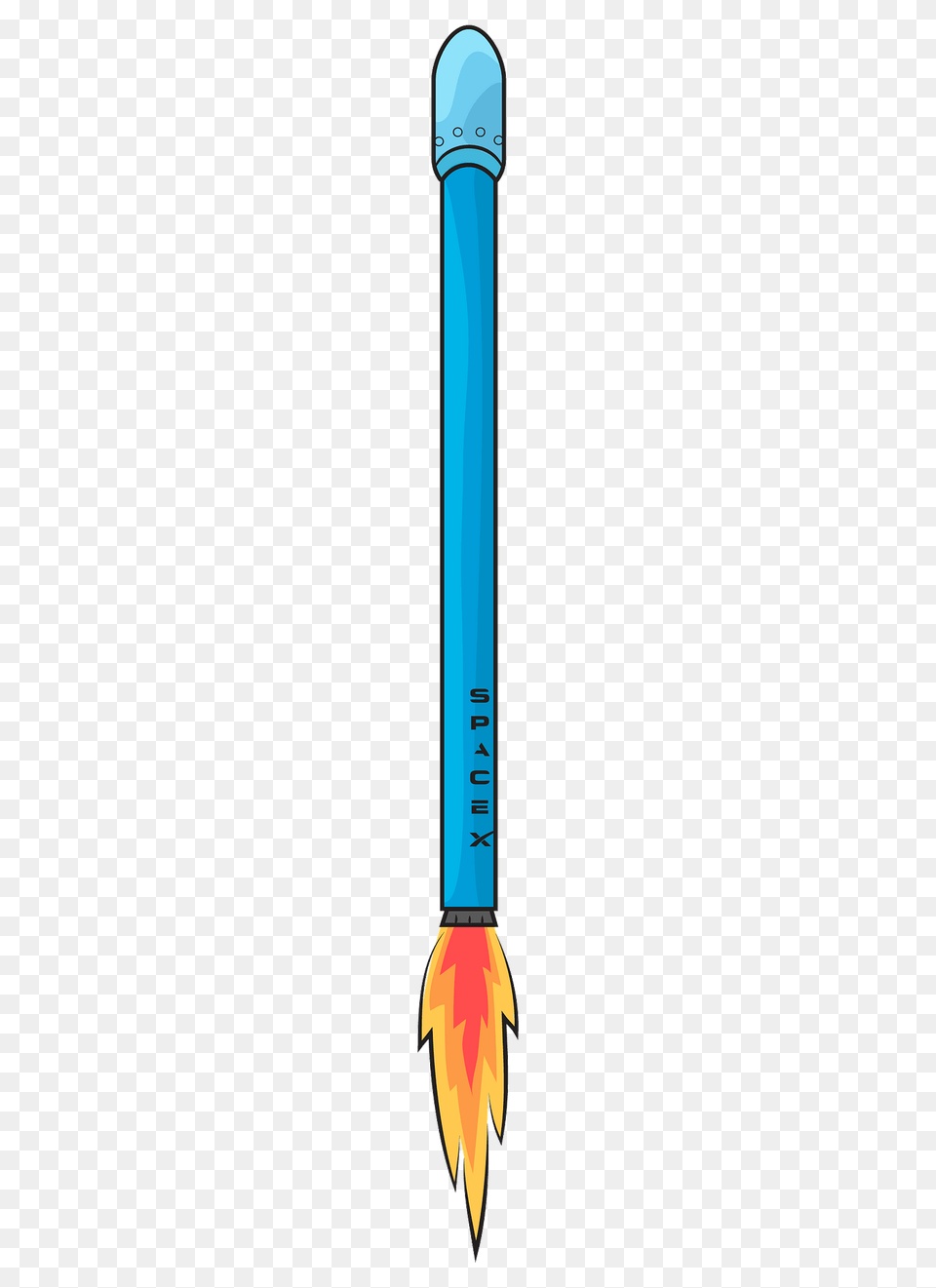 Spacex Falcon 9 Rocket Clipart, Pencil, Blade, Dagger, Knife Free Transparent Png