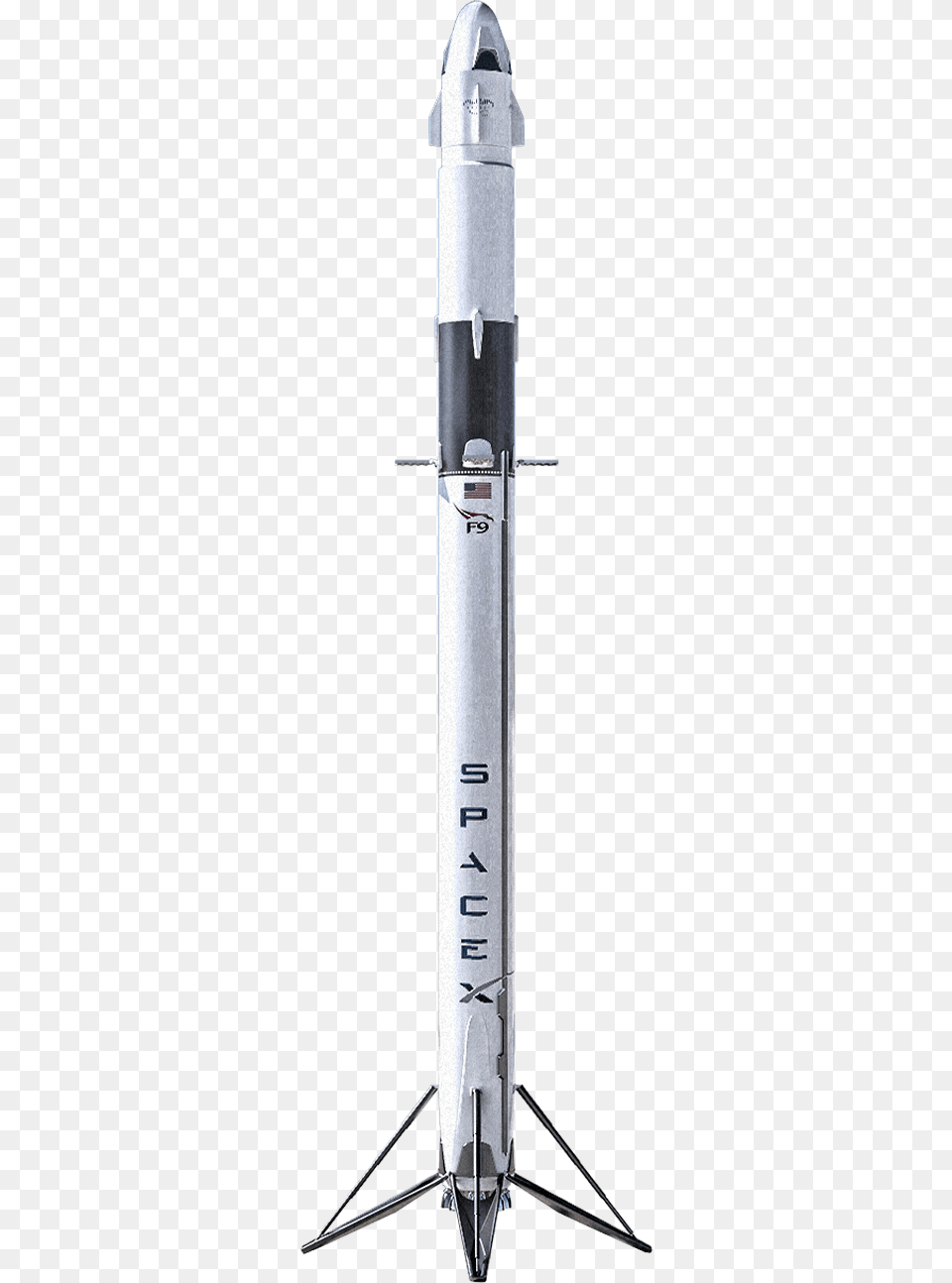 Spacex Falcon 9 Rocket Full Tool, Ammunition, Missile, Weapon Free Png