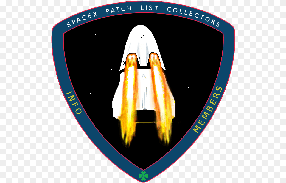 Spacex Patch List Collectors Rocket, Aircraft, Transportation, Vehicle, Spaceship Png Image
