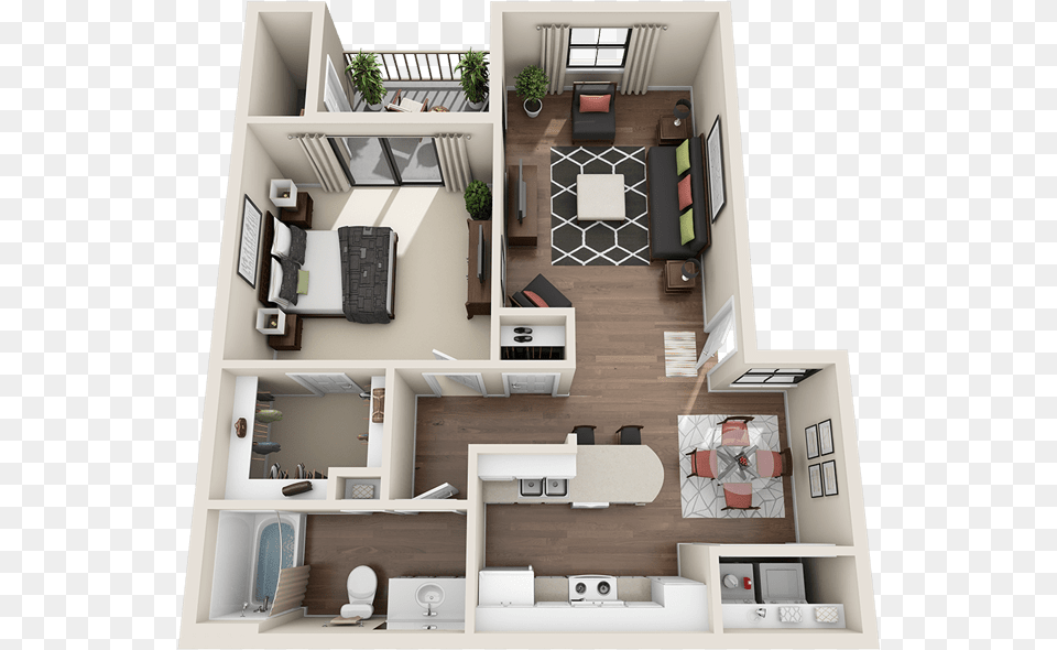 Spacious One Bedroom Apartment In Phoenix Floor Plan, Diagram, Floor Plan, Indoors, Furniture Free Png Download