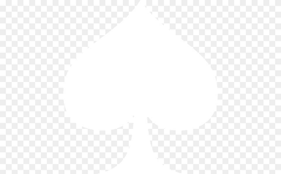 Spade Symbol White Ace Of Spades, Cutlery Free Png Download