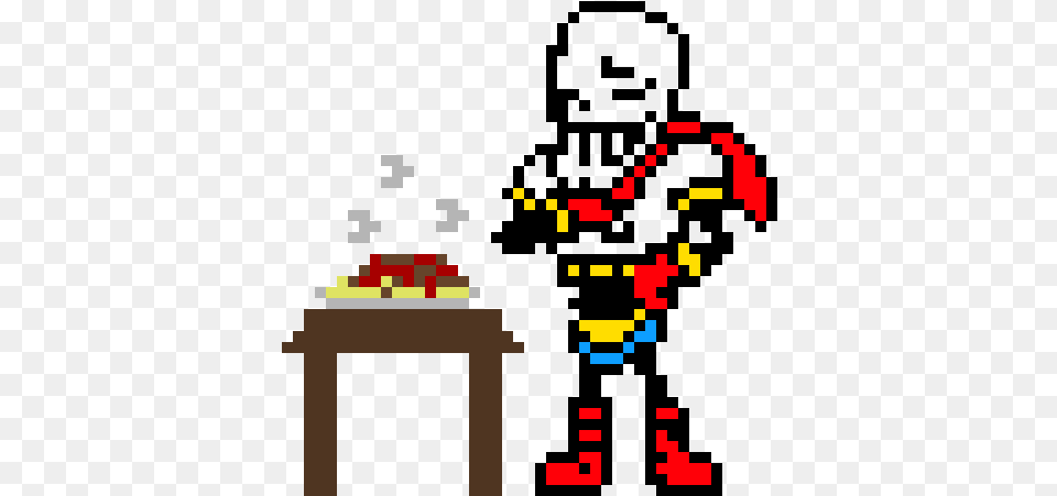 Spagetti Undertale Papyrus Overworld Sprite Free Png Download