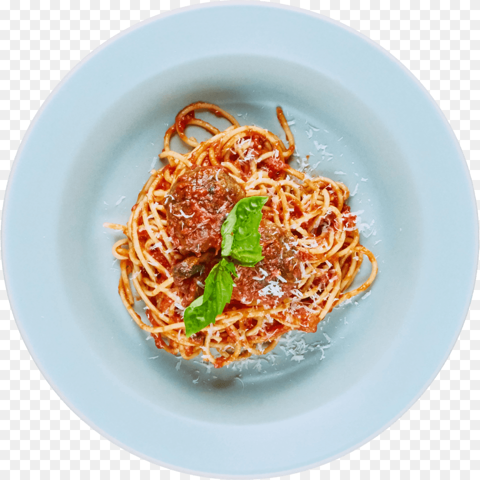 Spaghetti, Food, Food Presentation, Pasta, Plate Png Image