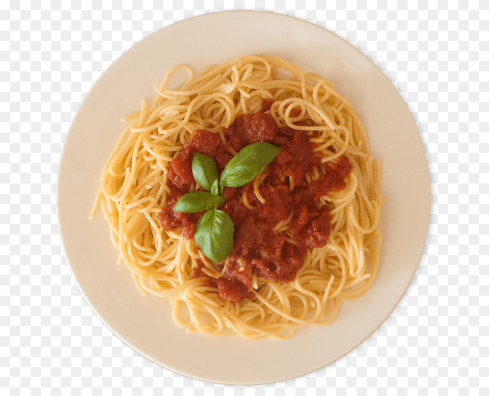 Spaghetti, Food, Pasta, Plate, Meal Free Png Download