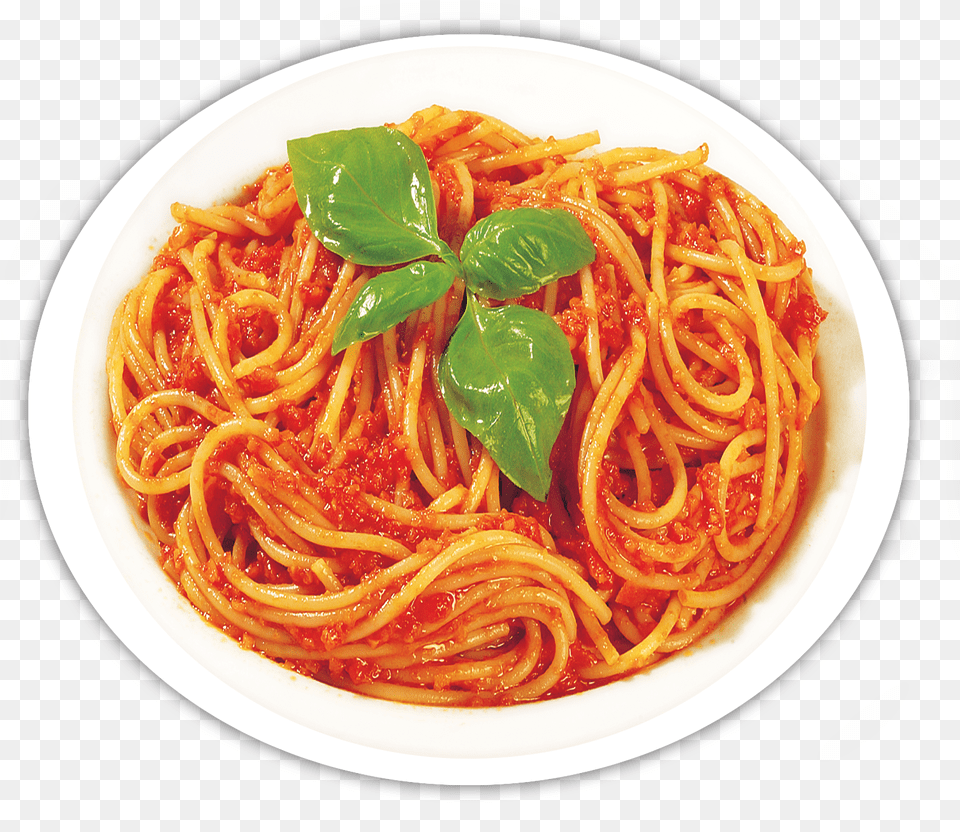 Spaghetti, Food, Pasta, Plate, Food Presentation Png Image
