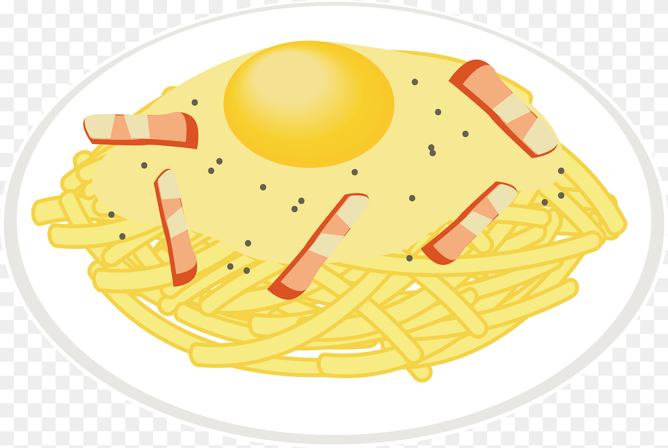 Spaghetti Alla Carbonara Clipart, Food, Meal, Egg Free Transparent Png