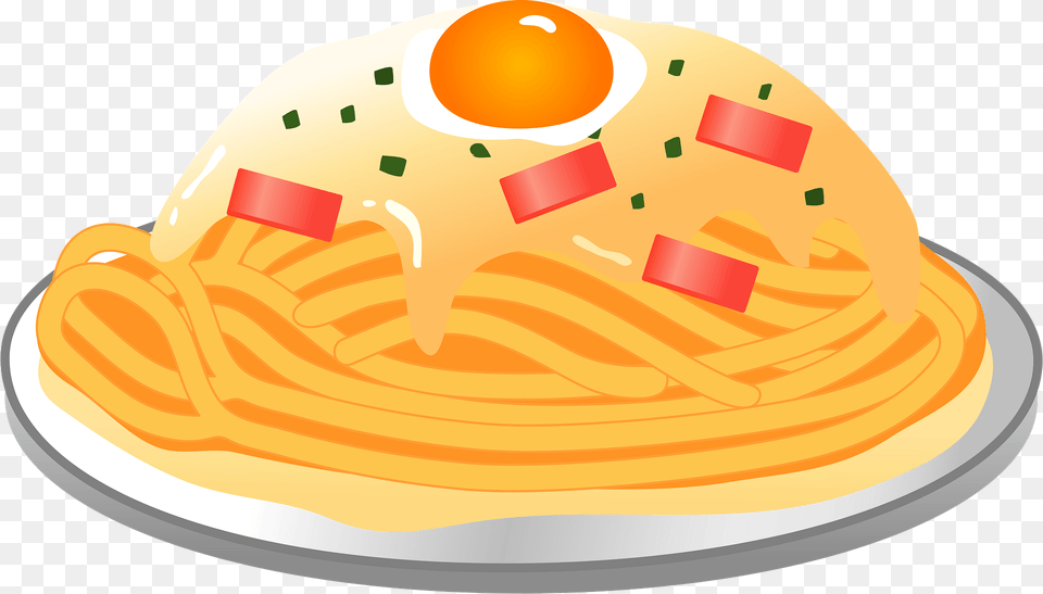 Spaghetti Alla Carbonara Clipart, Food, Meal, Pasta, Birthday Cake Png Image
