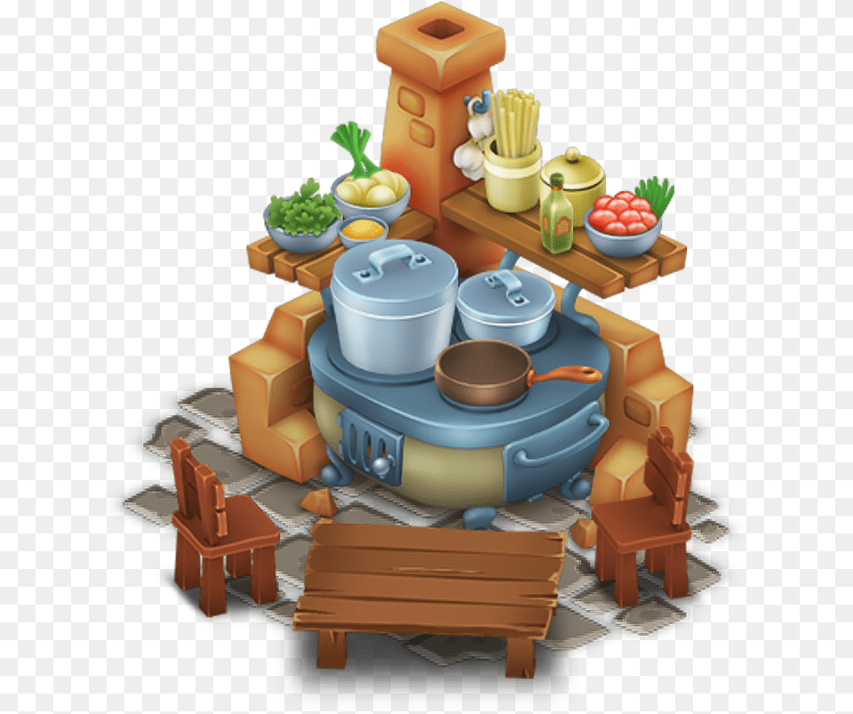 Spaghetti Clipart Kitchen Staff Hay Day Production Building, Food, Lunch, Meal, Birthday Cake Png Image