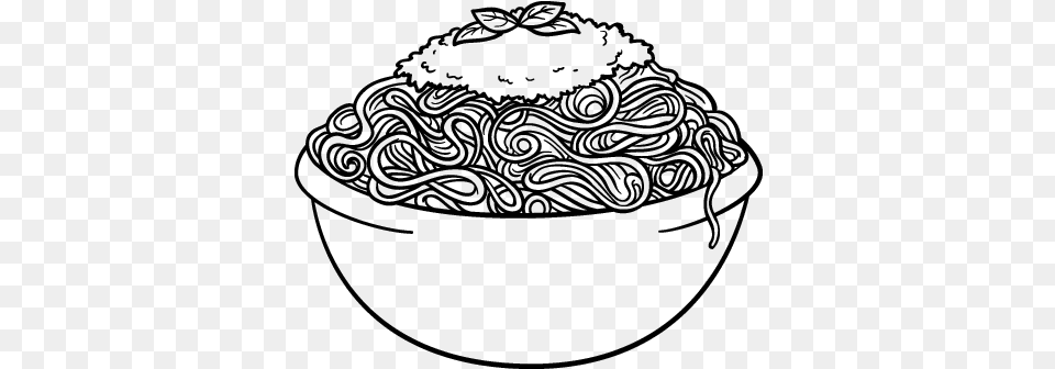 Spaghetti Coloring, Gray Png Image