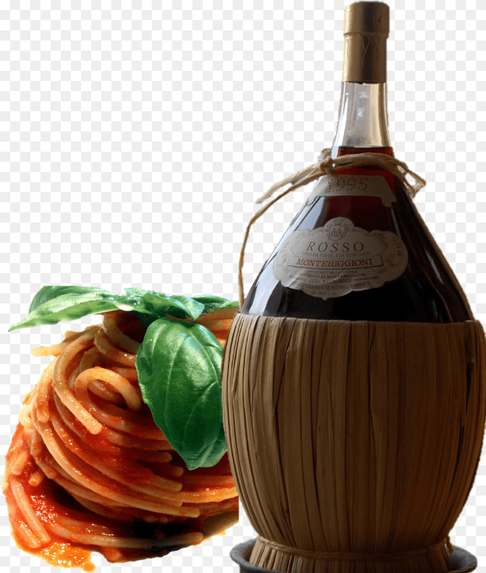 Spaghetti E Vino Vino E Spaghetti, Alcohol, Wine, Liquor, Wine Bottle Free Png Download