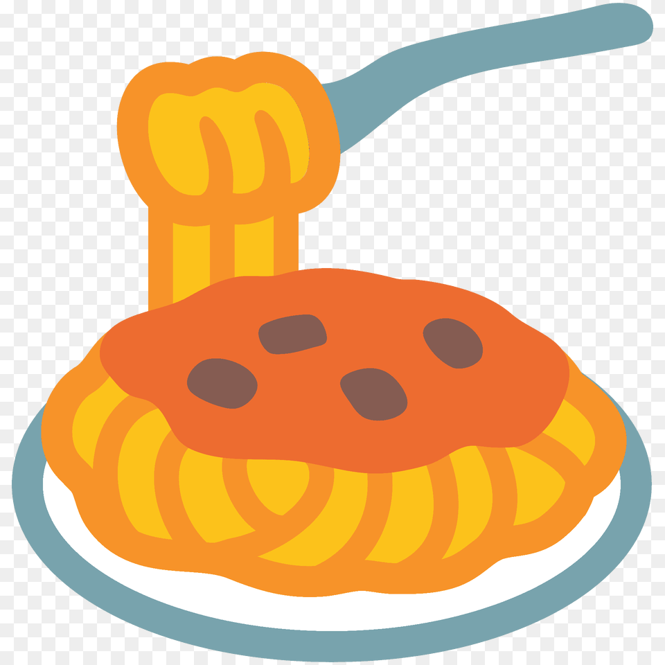 Spaghetti Emoji Clipart, Cutlery, Cream, Dessert, Food Png Image