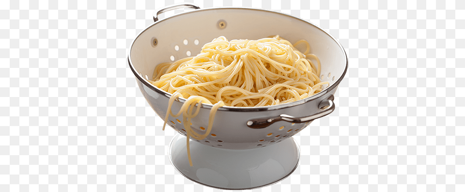 Spaghetti In Sieve, Food, Pasta, Noodle Free Transparent Png